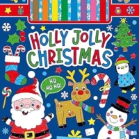 Holly Jolly Kit: Portable Magnetic Christmas Coloring Book