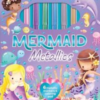 Markerific: Mermaid Metallics: Activity Folder with 6 Markers