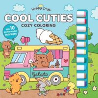 Cool Cuties: Cozy Coloring Kit: Deluxe Folder