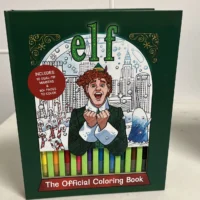Elf The Official Coloring Book with 10 Dual Tip Markers